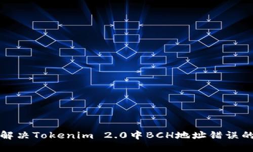 如何解决Tokenim 2.0中BCH地址错误的问题