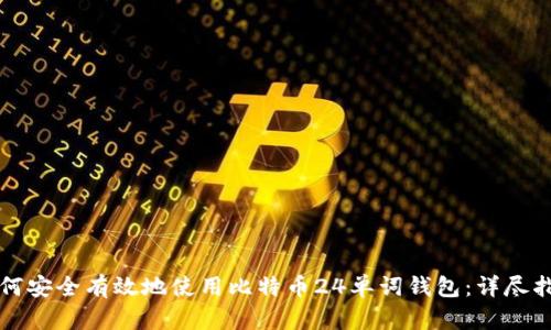 如何安全有效地使用比特币24单词钱包：详尽指南
