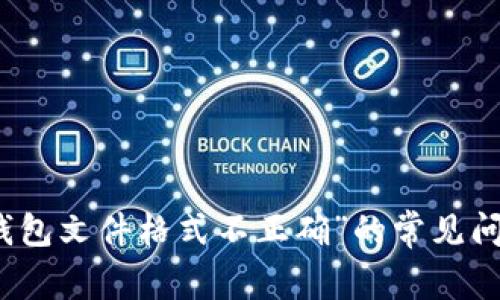 解决“比特币钱包文件格式不正确”的常见问题及解决方案
